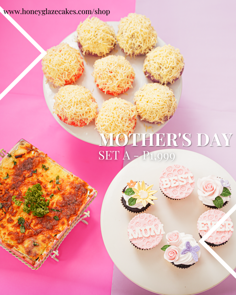 Mom Set A: Cupcakes, Ensaymada Box, Pasta